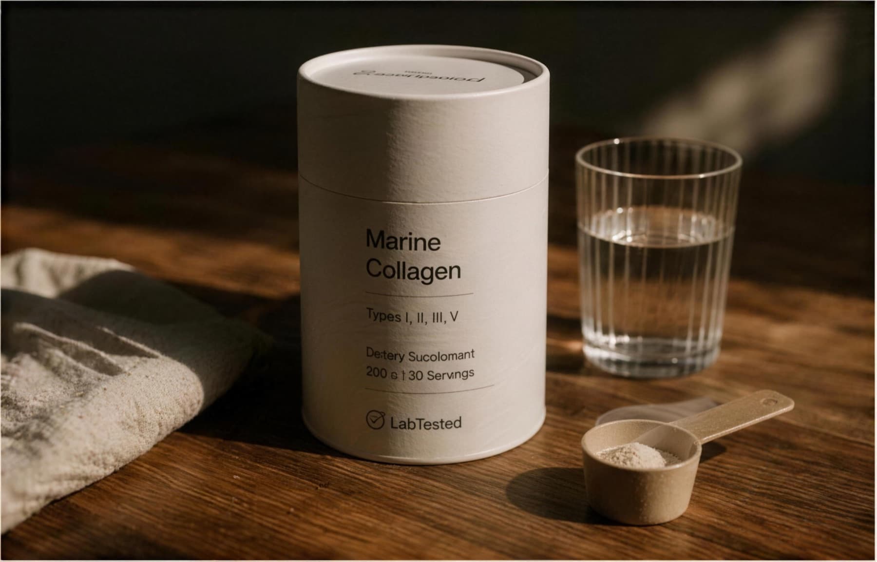 A consumer product prepared for a daily routine